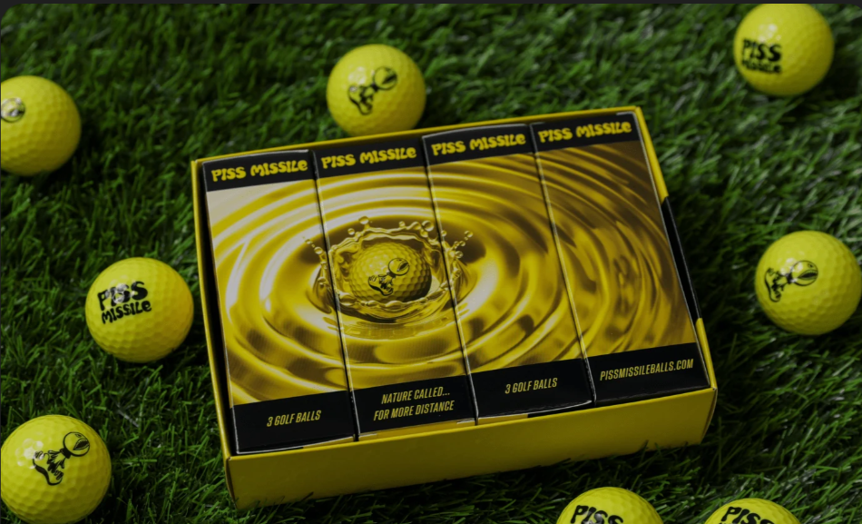 Piss Missile Golf Balls 12-Pack - Maximum Distance