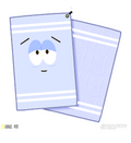 MAGNETIC Towelie 24" x 16" Golf Towel, Double Sided