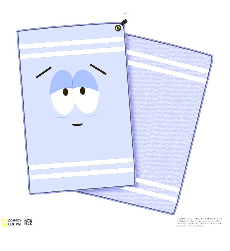 MAGNETIC Towelie 24" x 16" Golf Towel, Double Sided