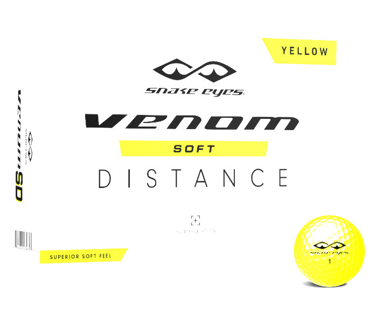 2025 Snake Eyes SD Venom Golf Balls Dozen