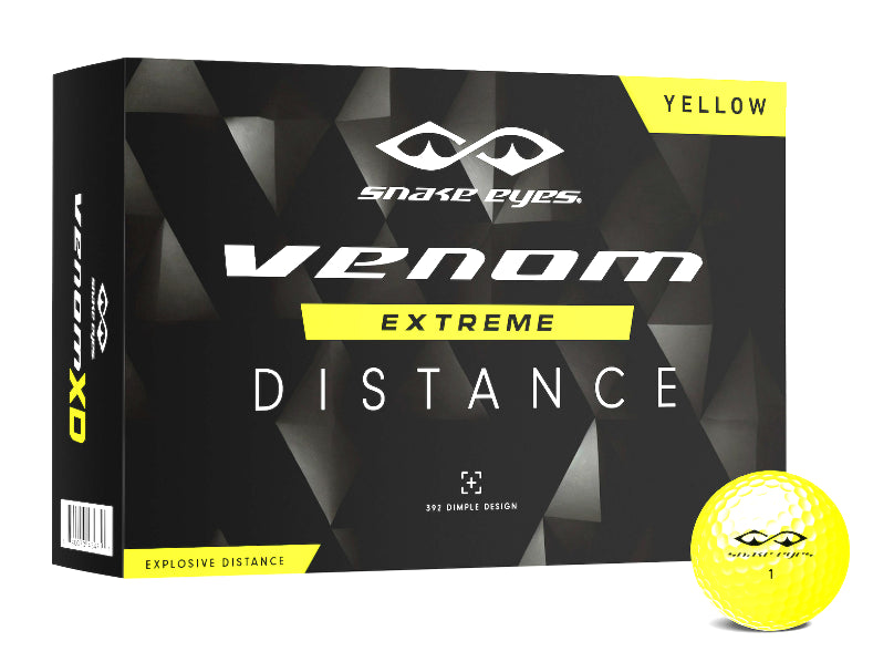 2025 Snake Eyes XD Venom Golf Balls Dozen
