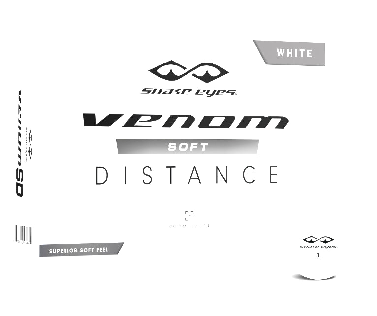 2025 Snake Eyes SD Venom Golf Balls Dozen